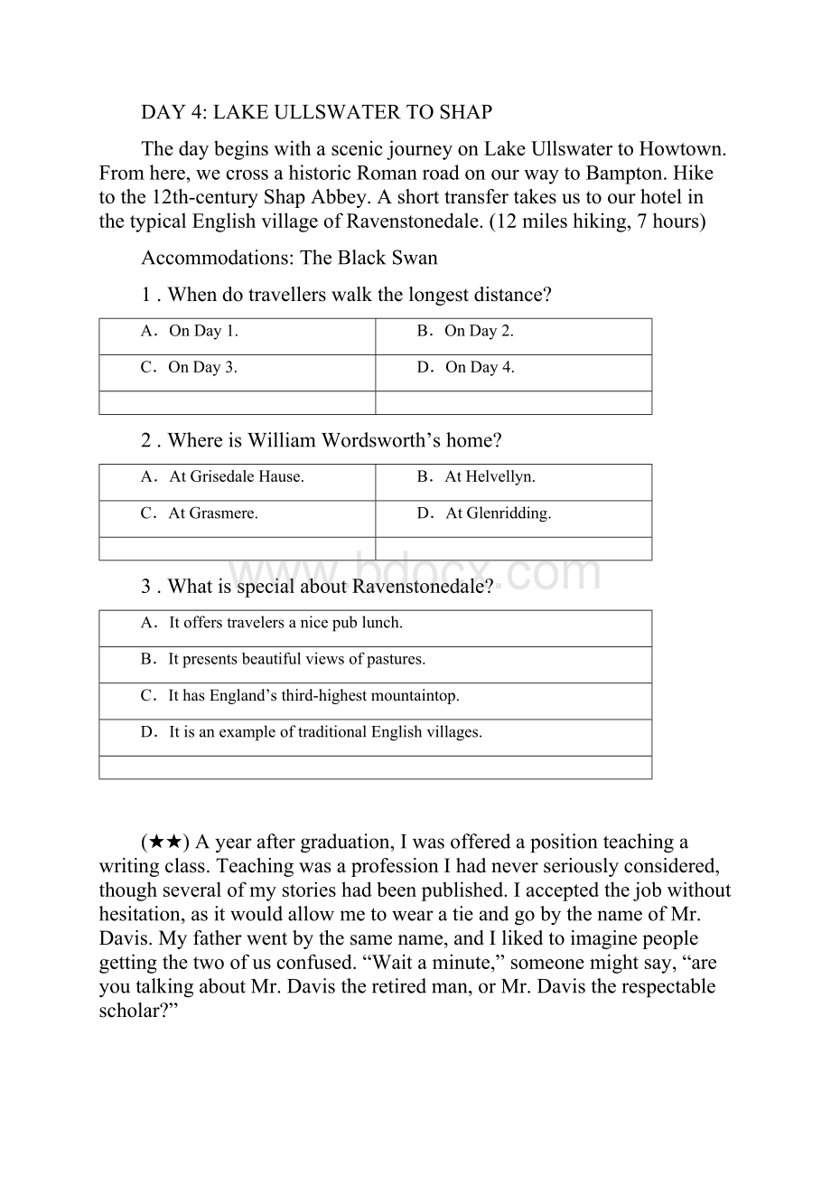 四川省威远中学届高三上学期第一次月考英语试题.docx_第2页