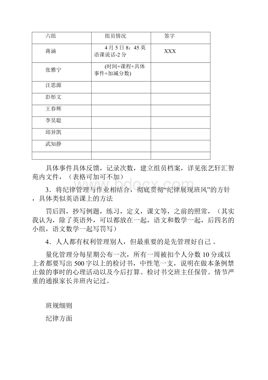 关于班级规章制度的建议.docx_第2页