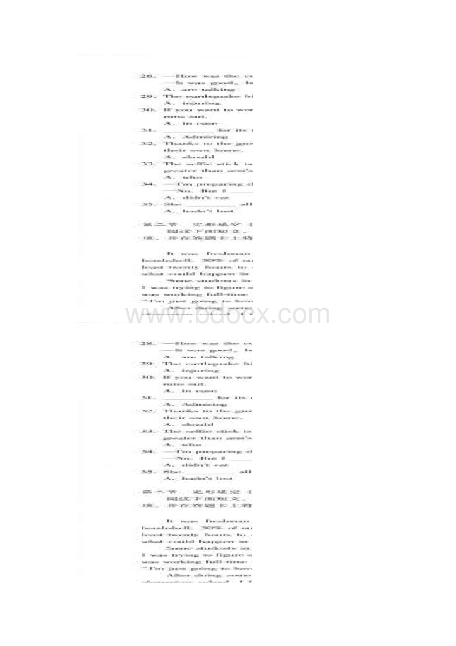 届北京市西城区高三上学期期末考试英语试题.docx_第3页