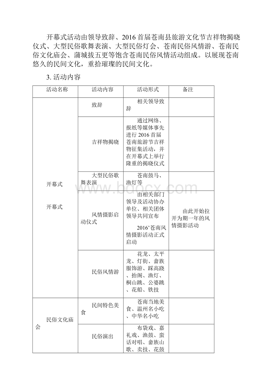 整编苍南大型旅游文化节项目整体活动举办策划方案.docx_第2页