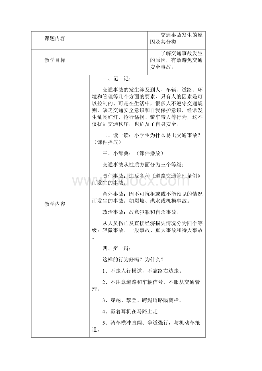 车站小学生命安全教育备课卡.docx_第3页