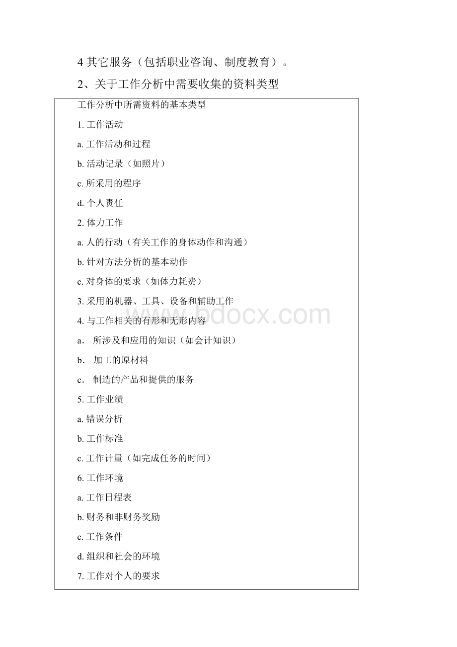 精编工作分析工作分析的方法.docx_第2页