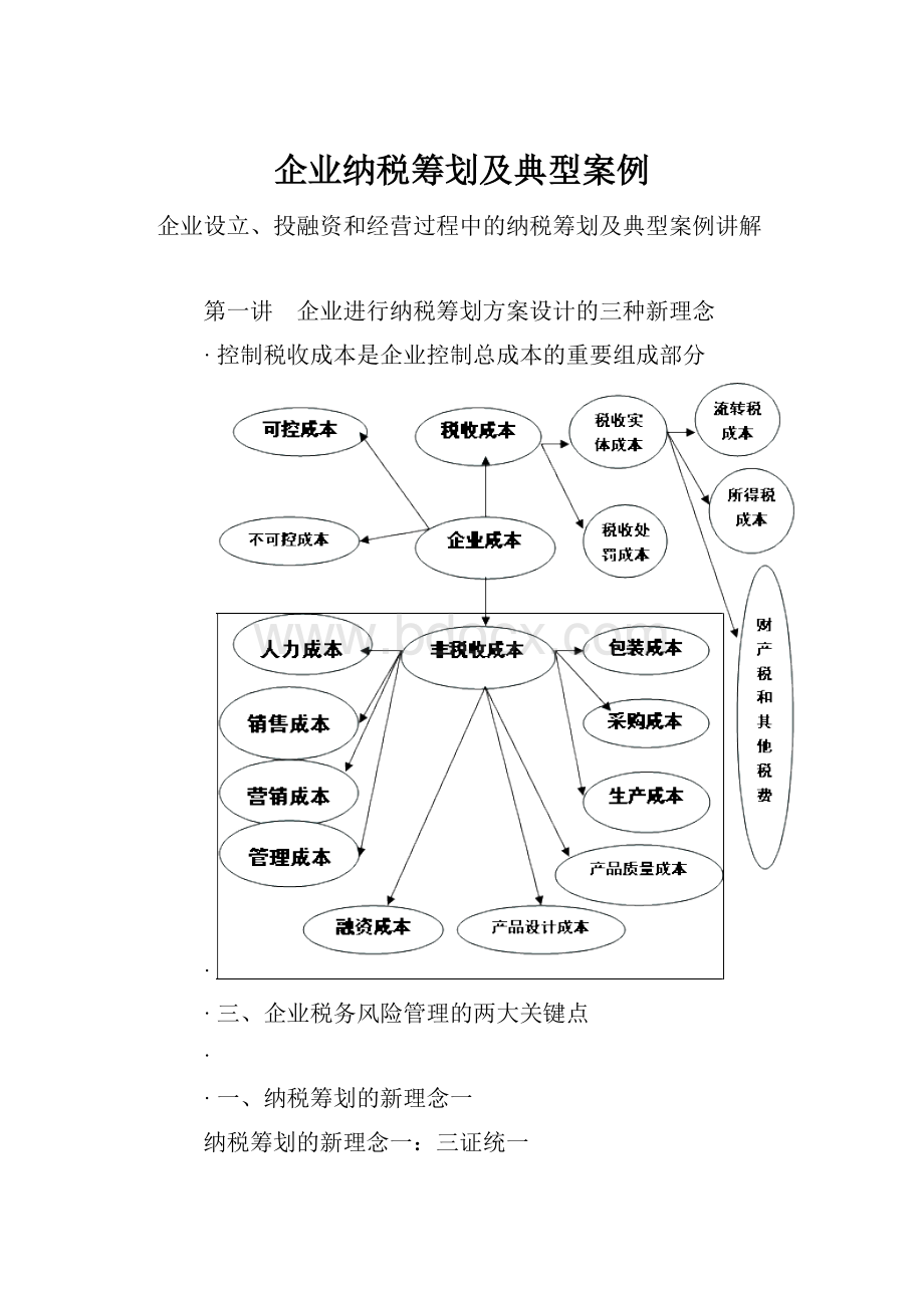 企业纳税筹划及典型案例.docx