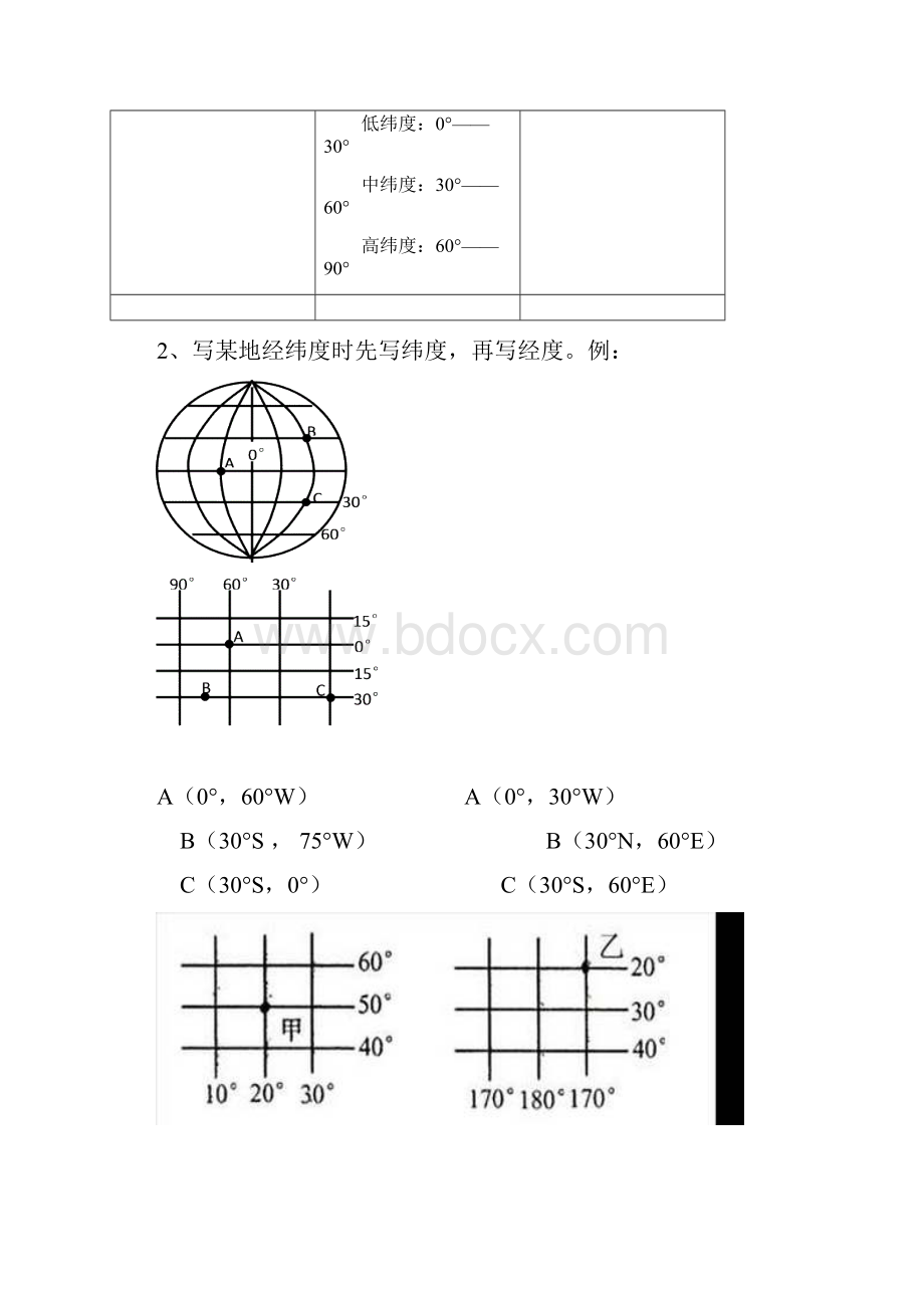 七年级地理上册复习资料粤教版附地图.docx_第2页