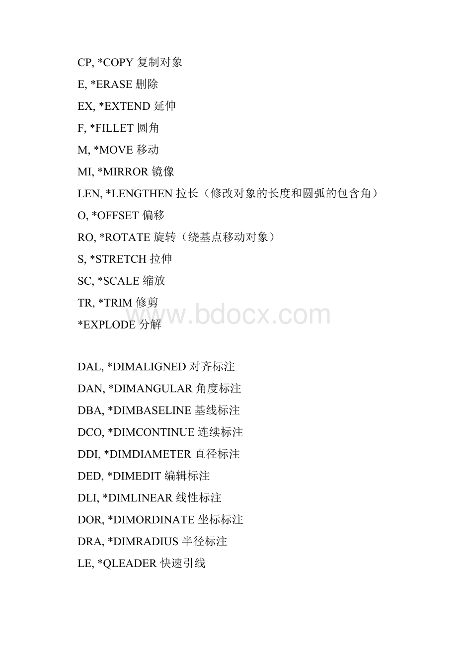 CAD最常用命令大全实用版.docx_第3页