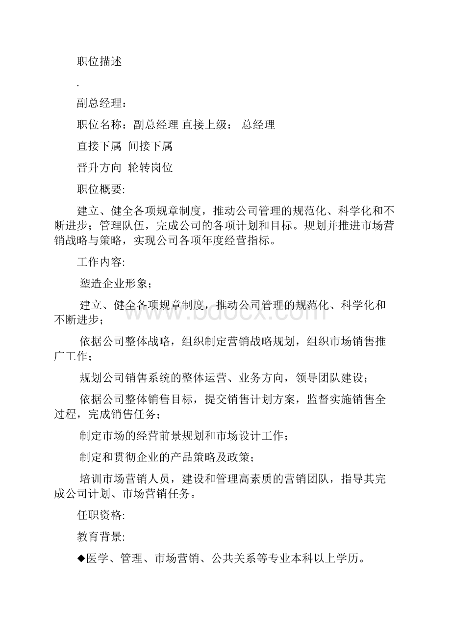 组织架构设想及职位描述.docx_第2页