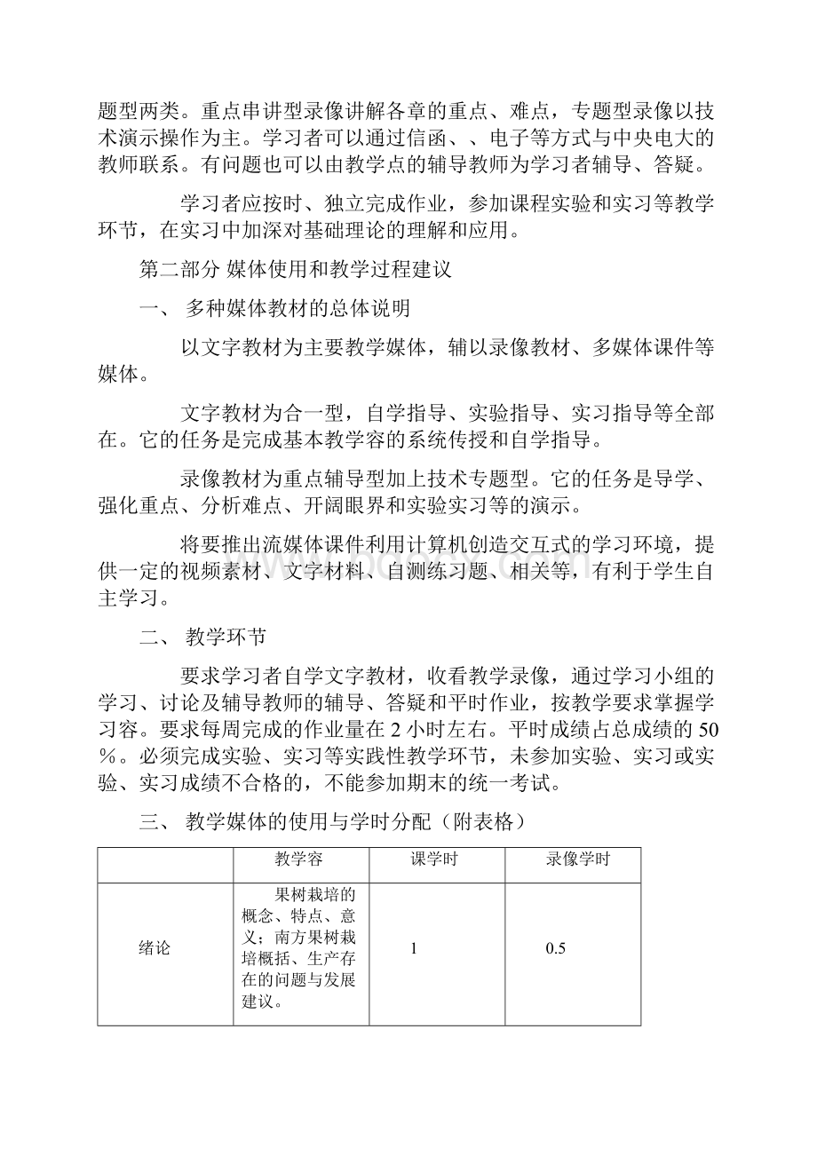 果树栽培技术教学大纲.docx_第2页