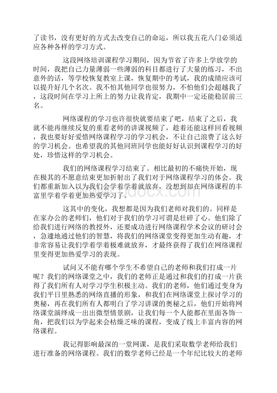 学生网络课程心得体会.docx_第3页