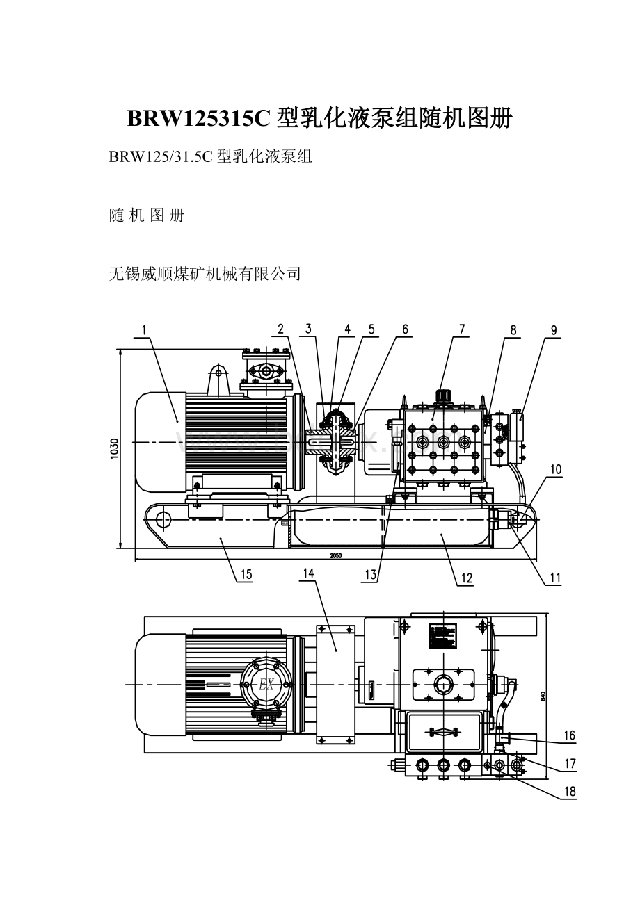 BRW125315C型乳化液泵组随机图册.docx