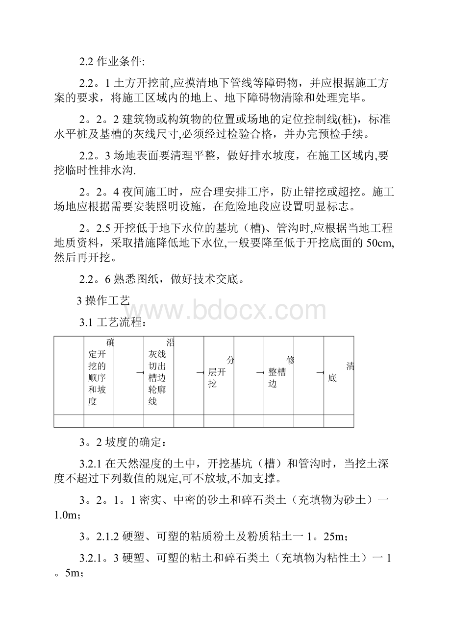 人工挖土施工工艺完整.docx_第2页