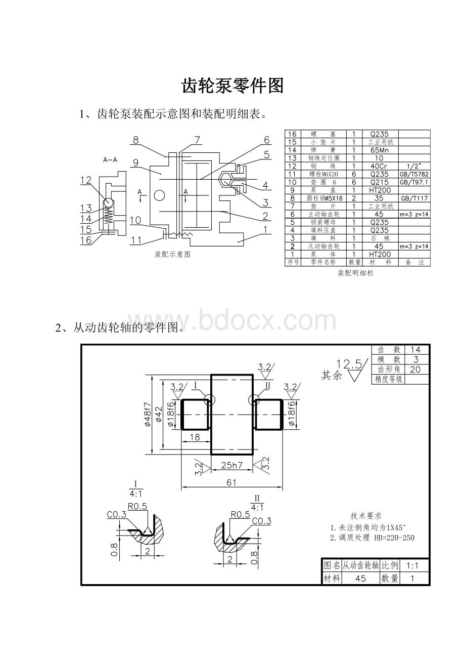 齿轮泵零件图.docx