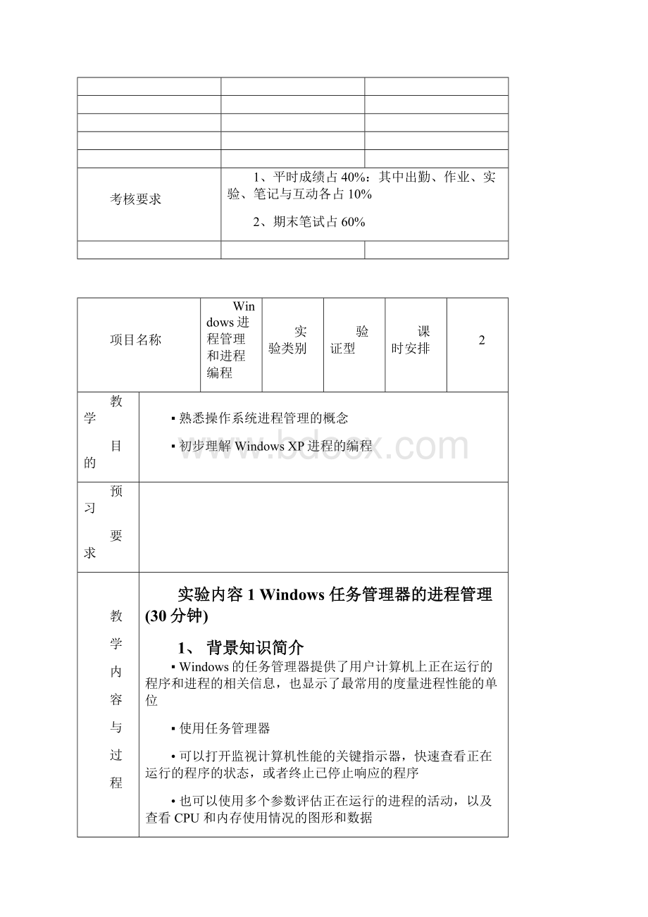 计算机操作系统实验课程教案.docx_第2页