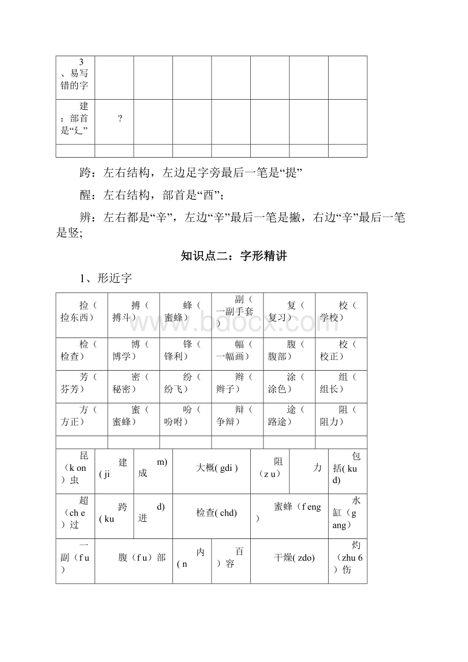 部编版三年级语文下册第四单元知识点梳理.docx_第2页