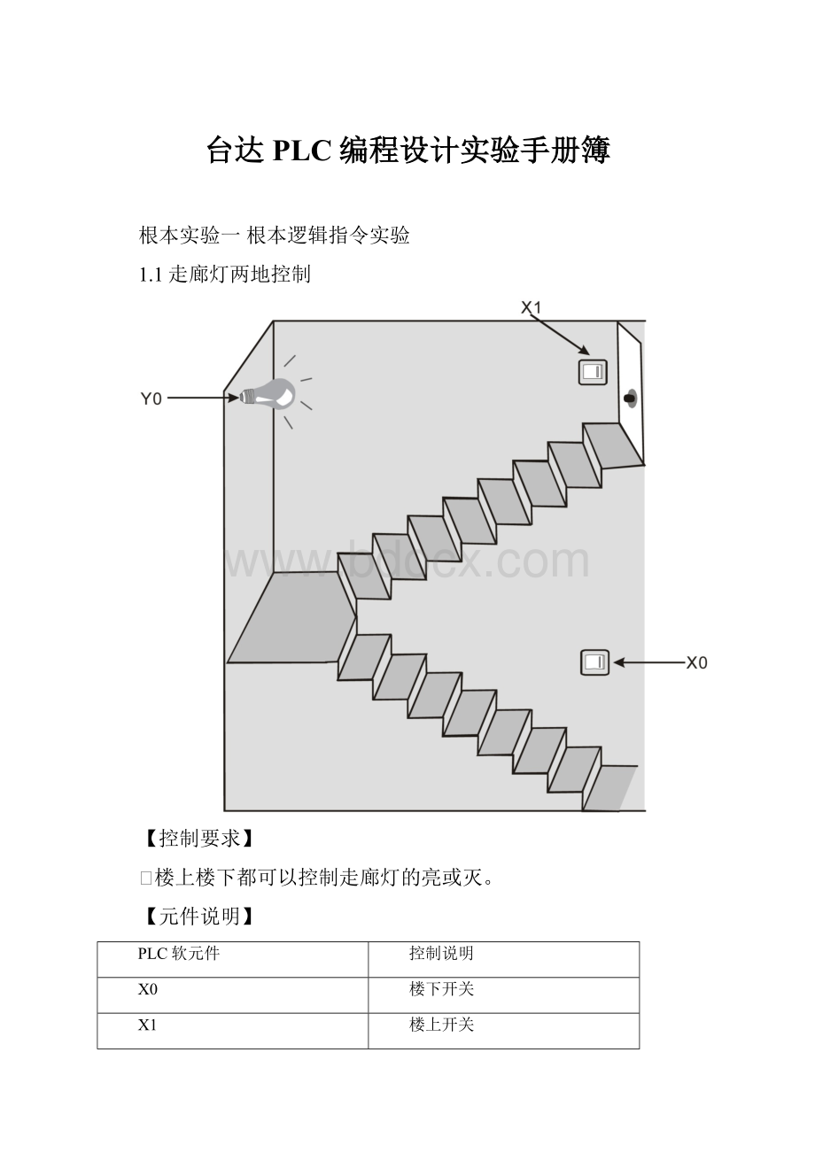 台达PLC编程设计实验手册簿.docx