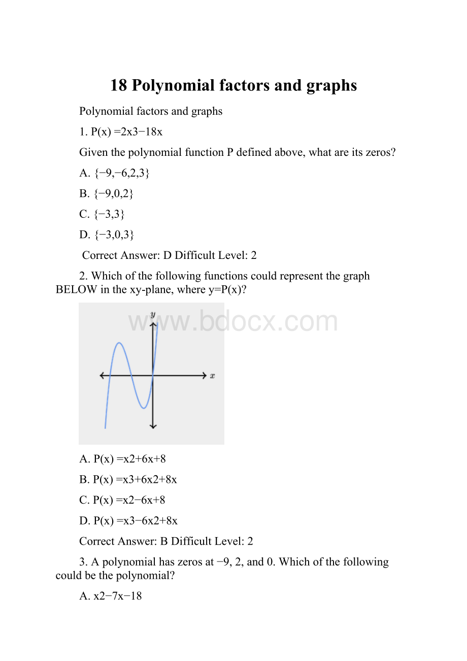 18 Polynomial factors and graphs.docx_第1页