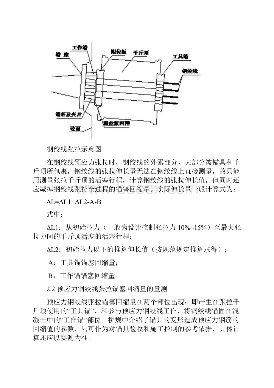 i预应力钢绞线张拉实际伸长量量测探讨.docx_第2页