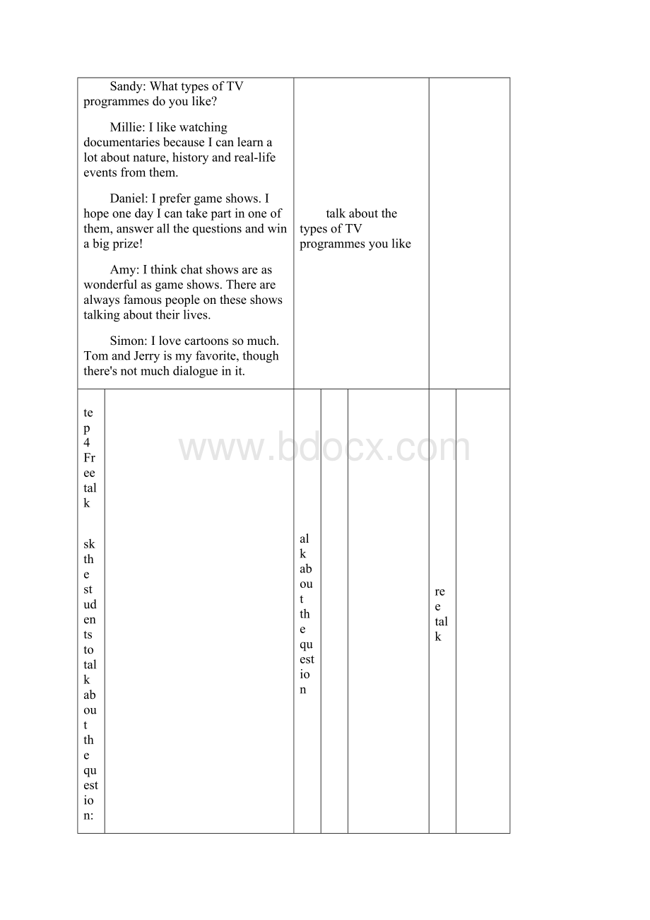 牛津译林版9A+Unit6+TV+programmes整单元教案表格型.docx_第3页