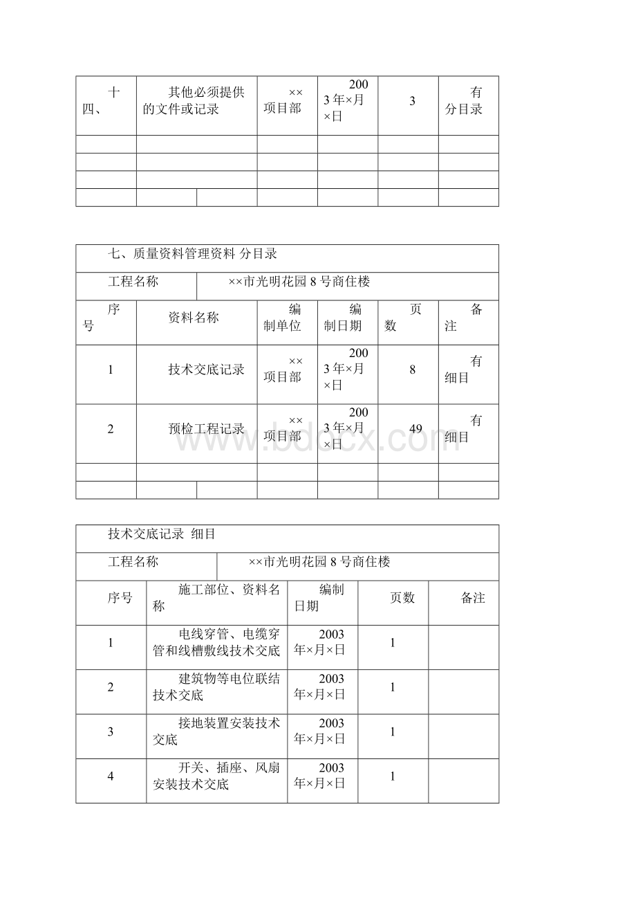 46 第六册建筑电气工程施工资料.docx_第3页