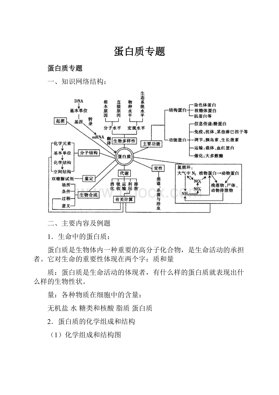 蛋白质专题.docx_第1页