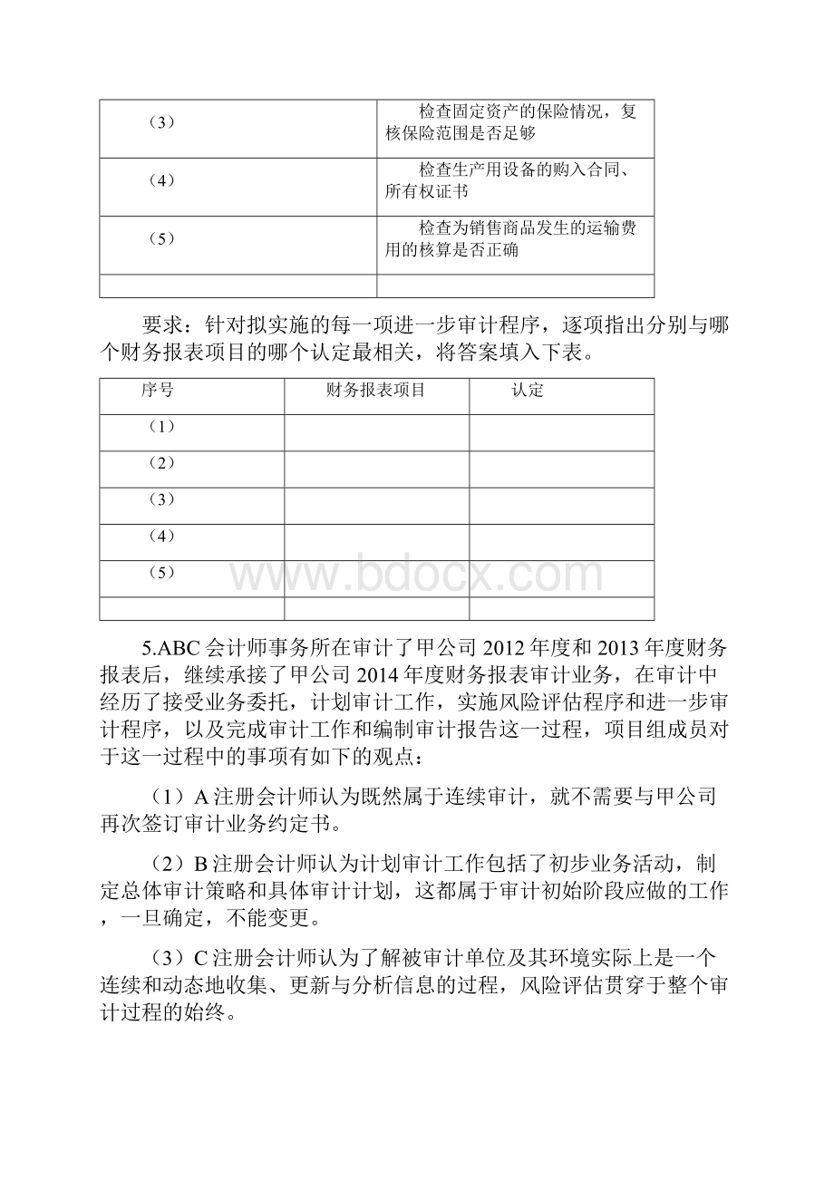 CPA《审计》简答题集合.docx_第3页