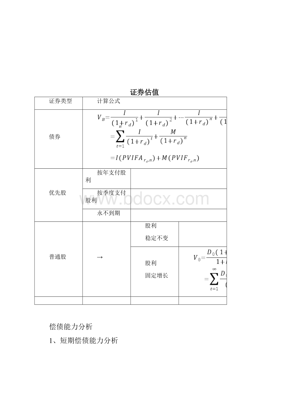 财务管理计算公式汇总.docx_第3页