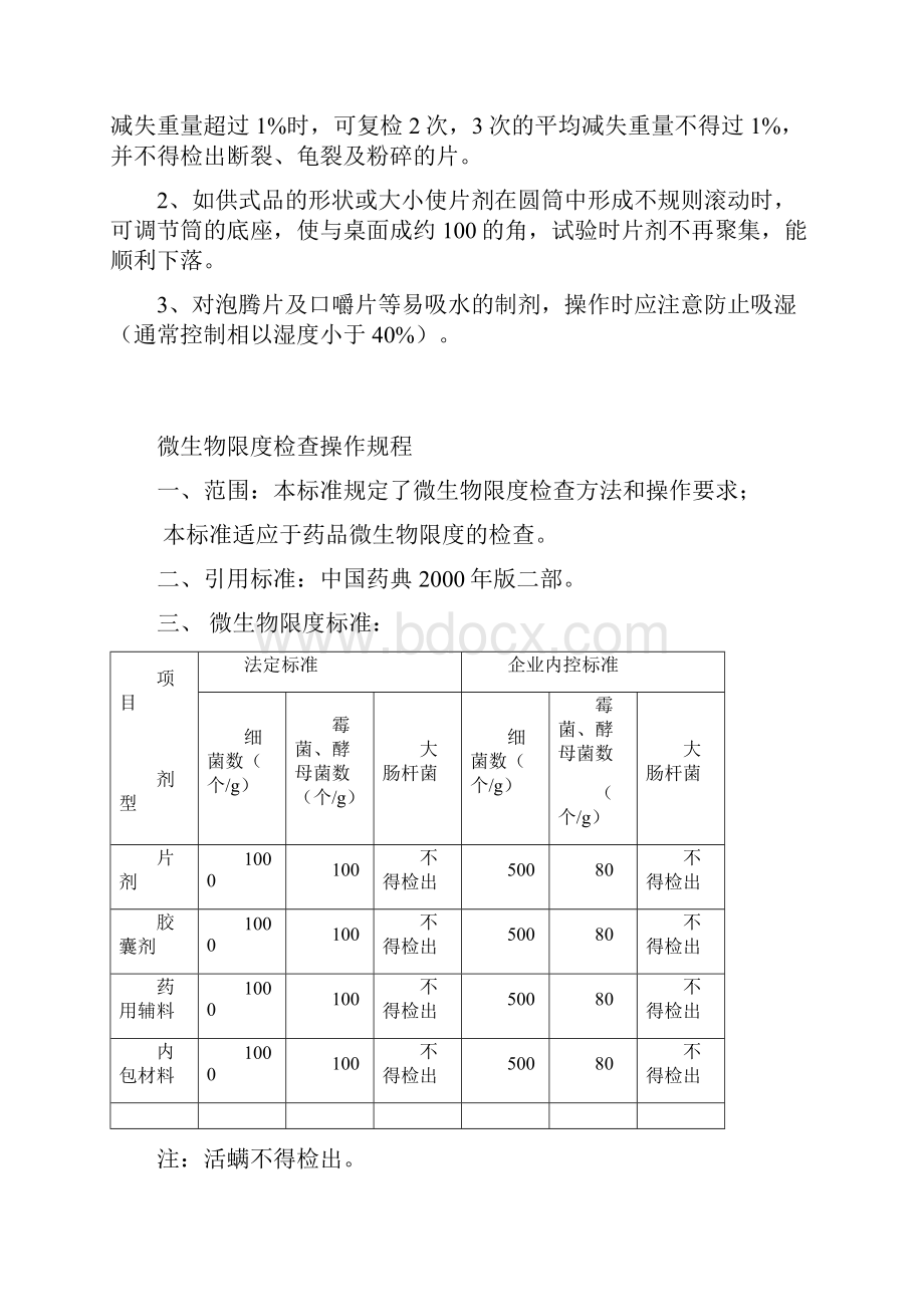 片剂脆碎度检查操作规程.docx_第2页