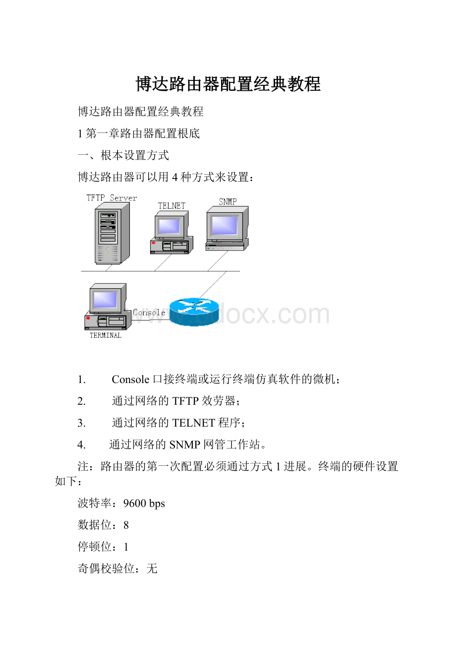 博达路由器配置经典教程.docx_第1页