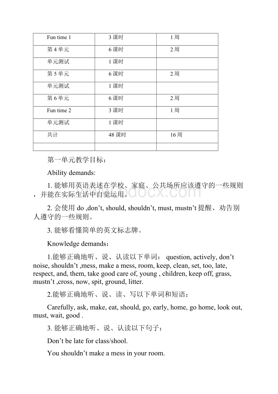 精通版小学英语六年级上册教案 全册.docx_第3页