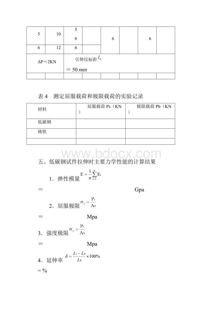 材料力学实验报告册.docx_第3页