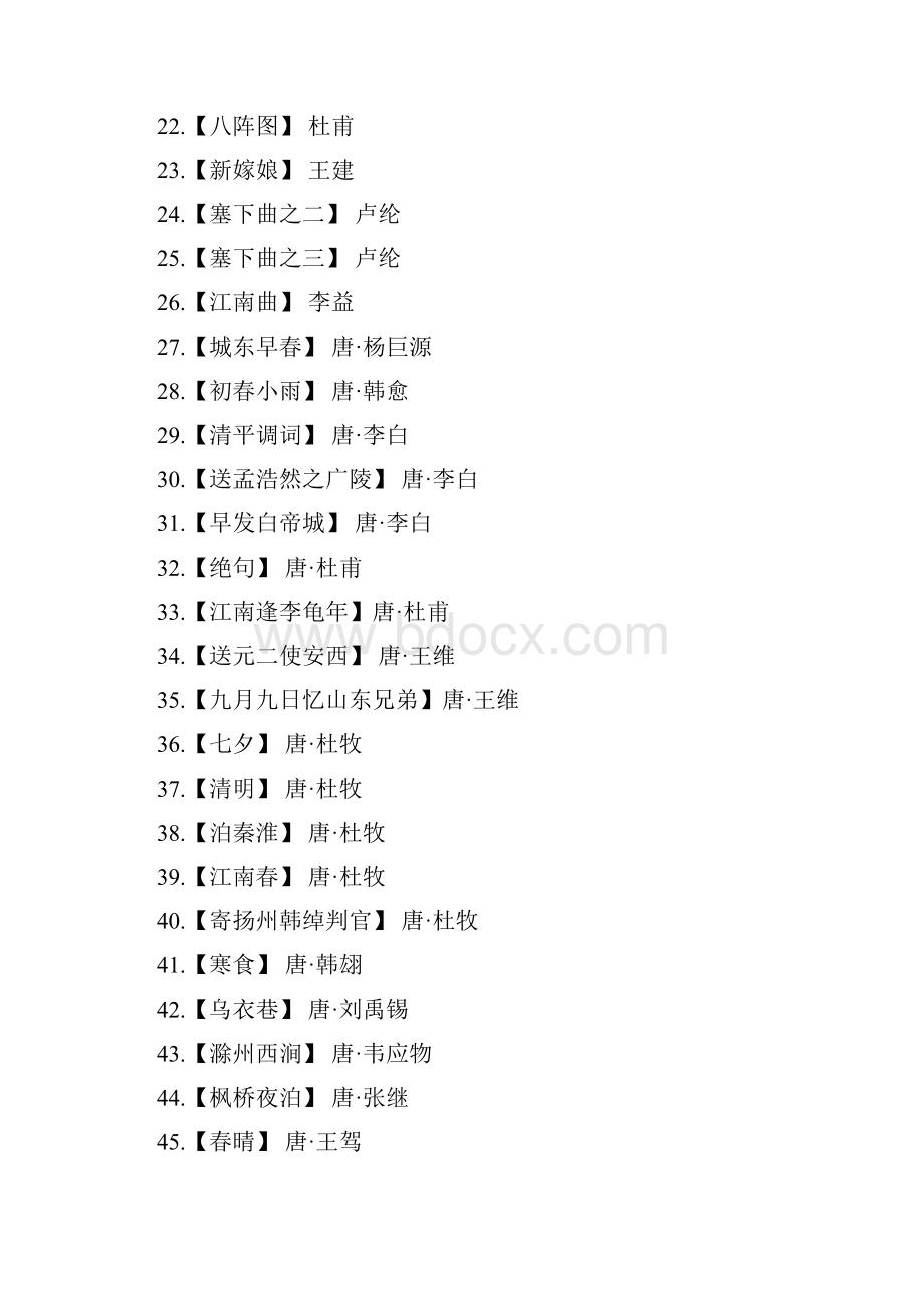 小学国学经典必背篇目初级.docx_第2页