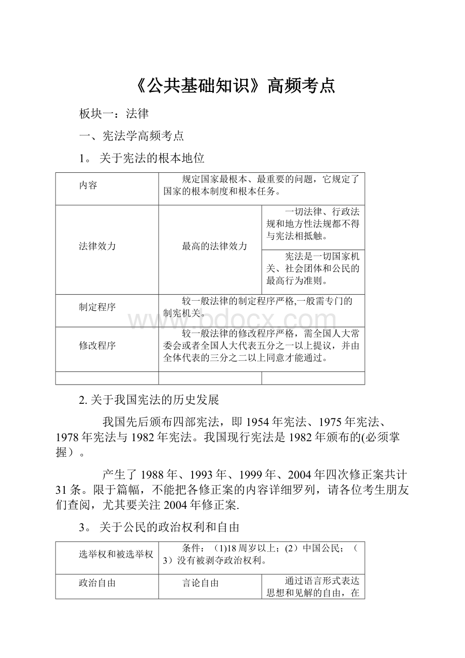 《公共基础知识》高频考点.docx_第1页