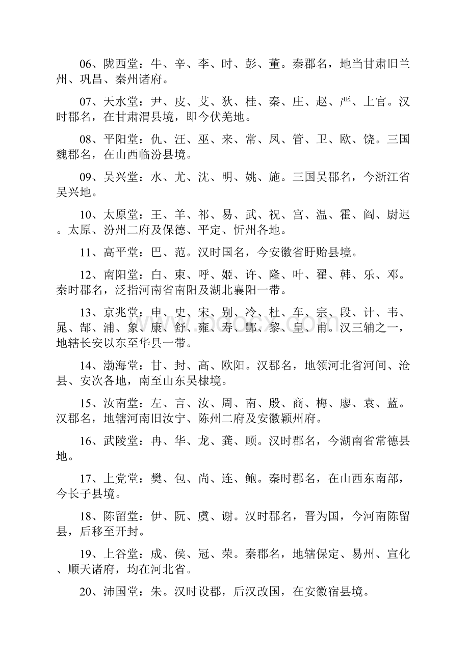 家谱堂号是什么有什么意义每个姓氏的堂号是什么.docx_第2页