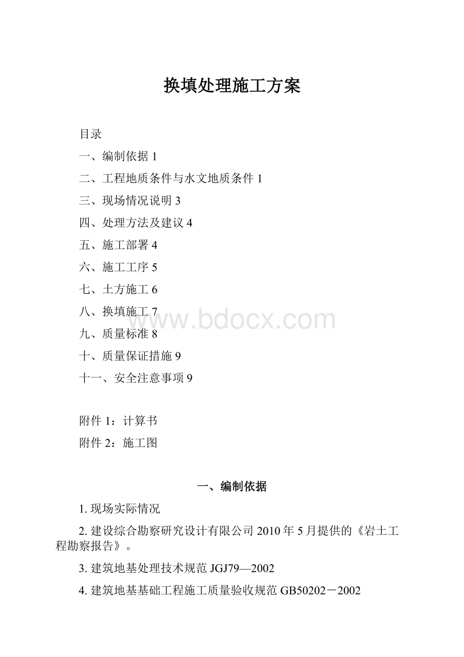 换填处理施工方案.docx