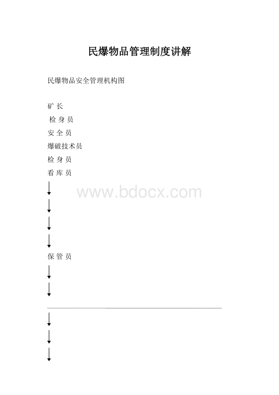 民爆物品管理制度讲解.docx