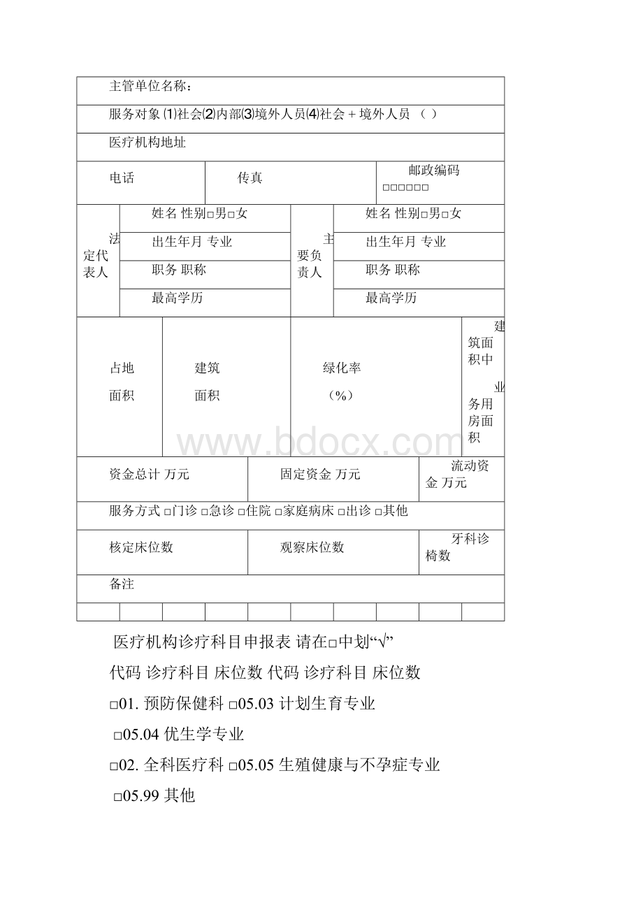 医疗机构申请执业登记注册书.docx_第2页