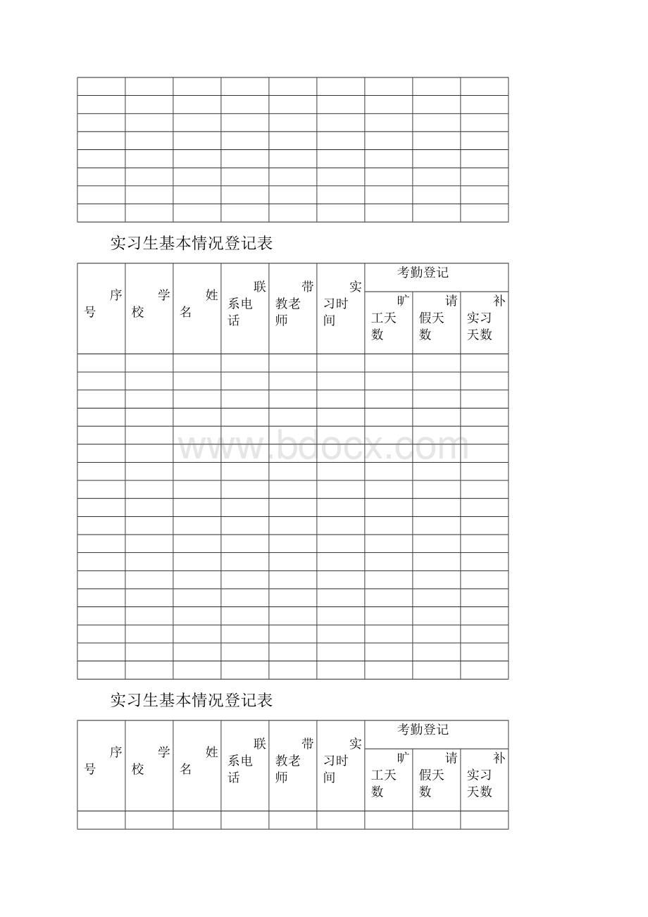 临床护理实习教学管理记录本.docx_第3页