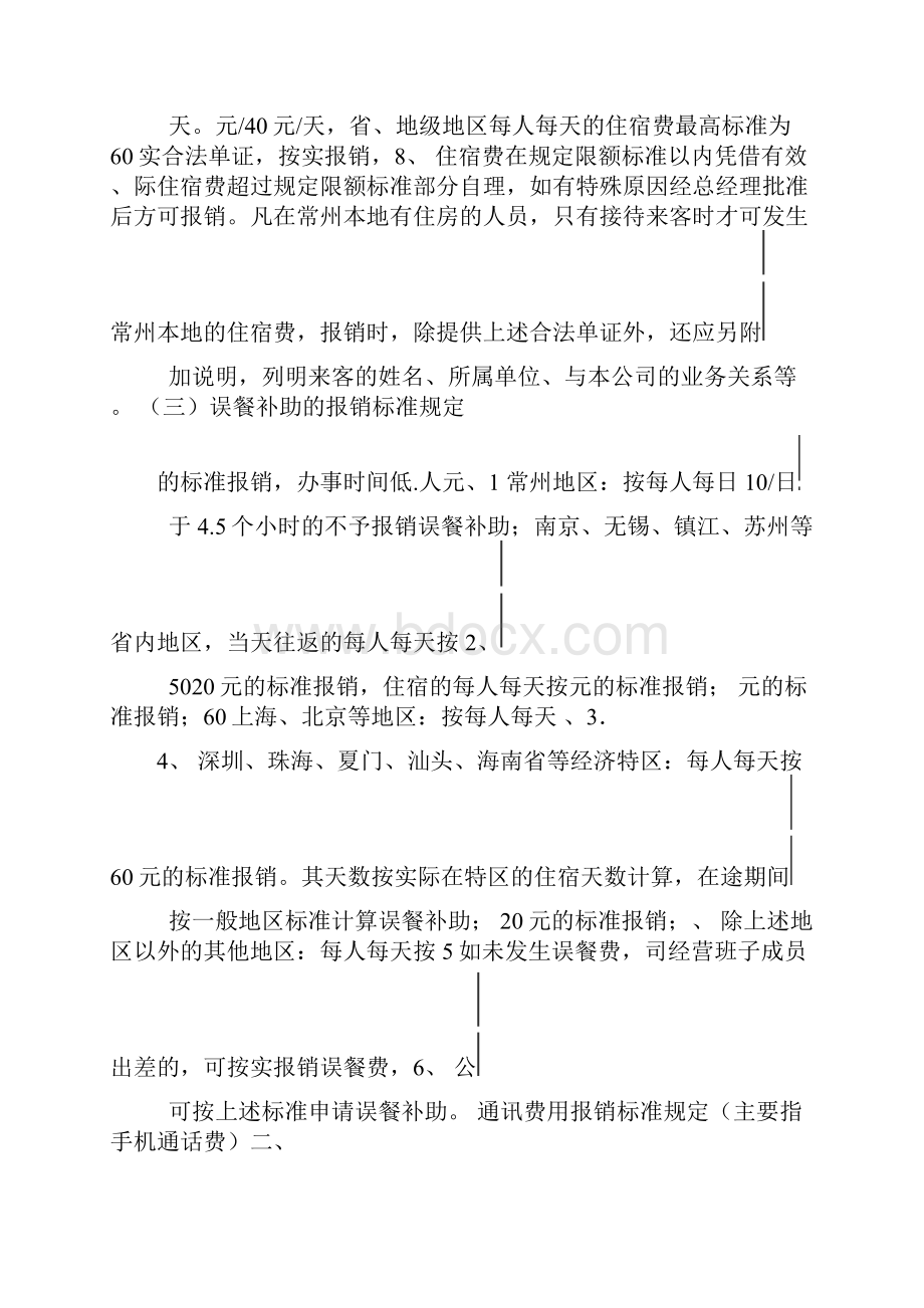 关于费用报销标准及审批权限的规定.docx_第3页