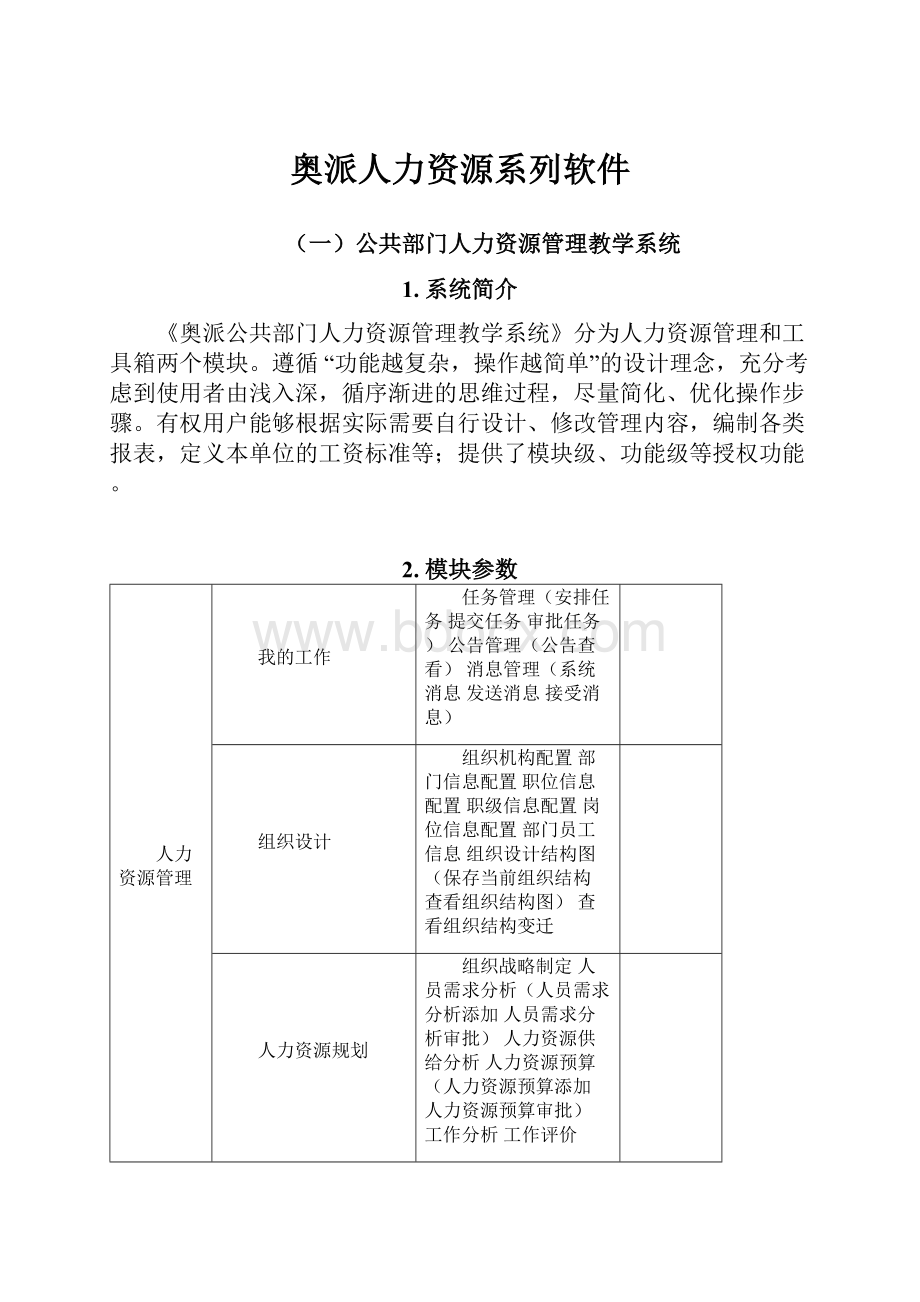 奥派人力资源系列软件.docx_第1页