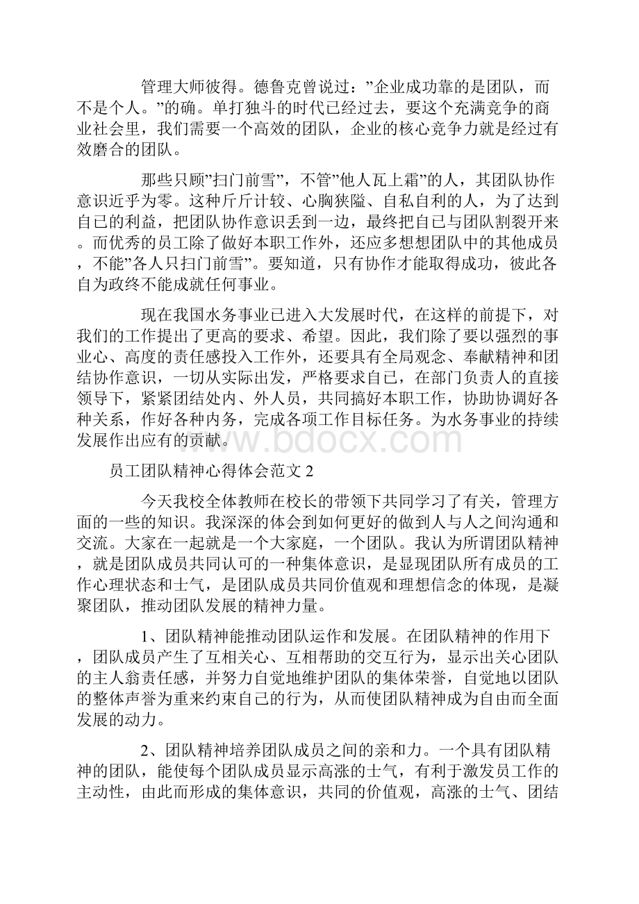 员工团队精神心得体会范文.docx_第3页