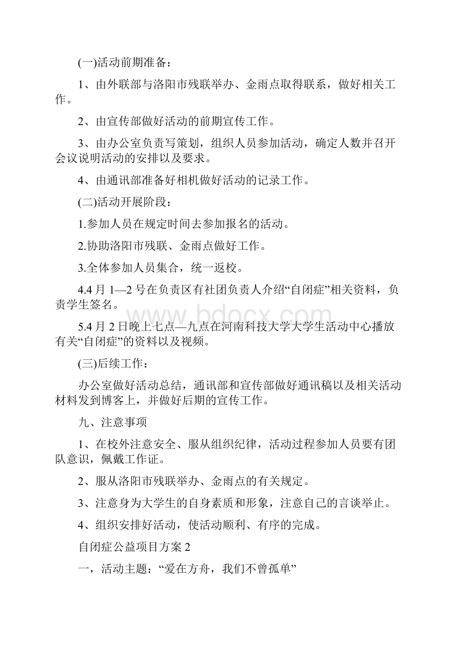 自闭症公益项目方案.docx_第3页