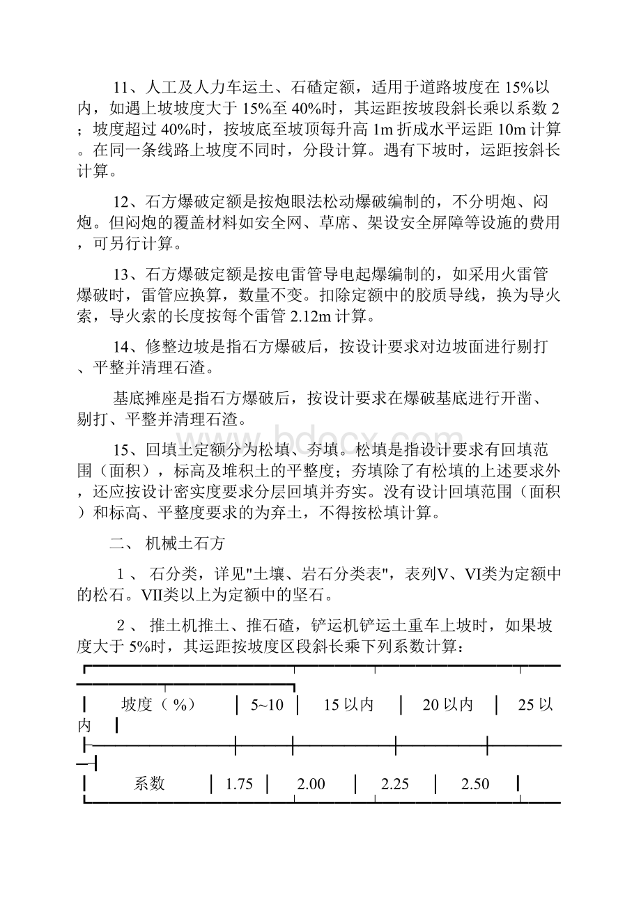 贵州省建筑工程计价定额土石方章说明.docx_第2页