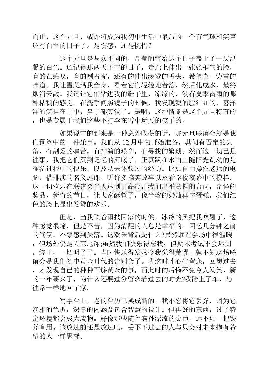 元旦的作文1000字合集8篇.docx_第3页