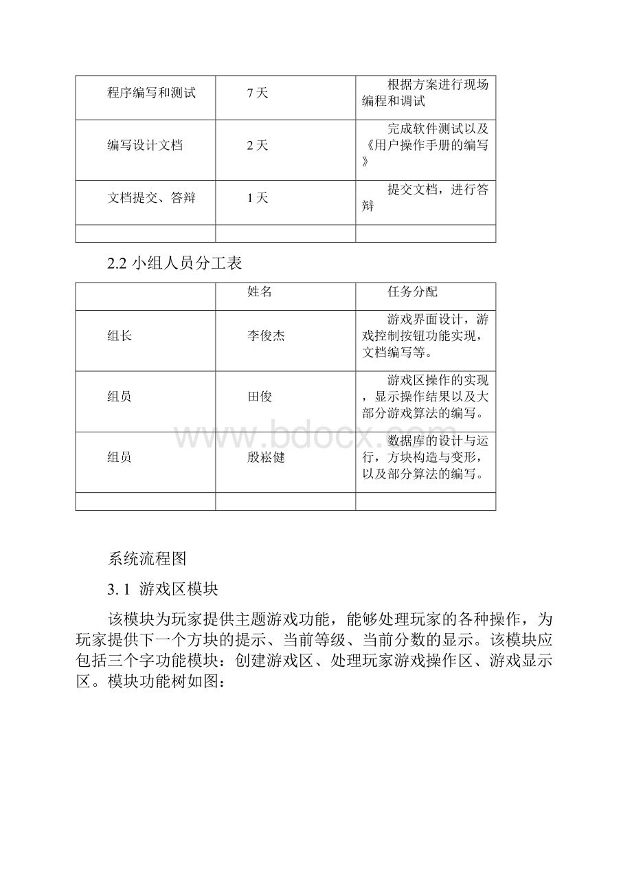 java课程设计俄罗斯方块.docx_第3页