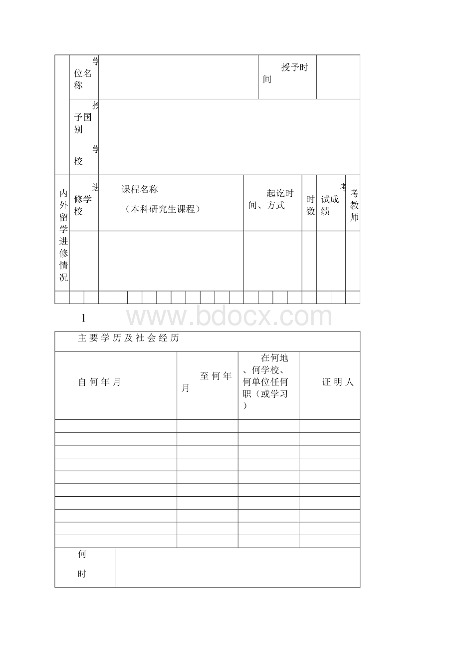 高等学校讲师职务任职资格申报表.docx_第3页