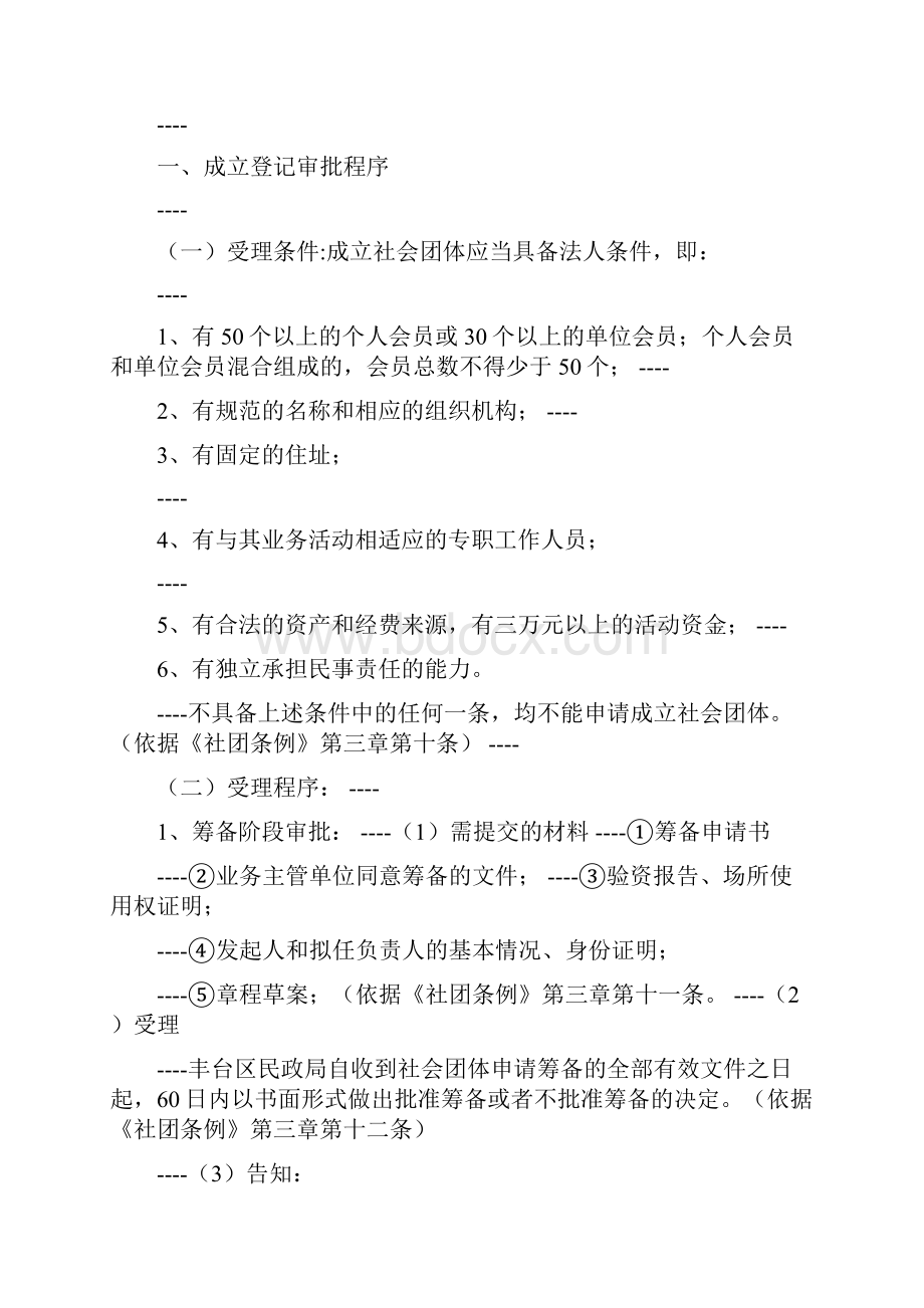 社会团体登记社会团体成立登记申请书示本正文.docx_第3页