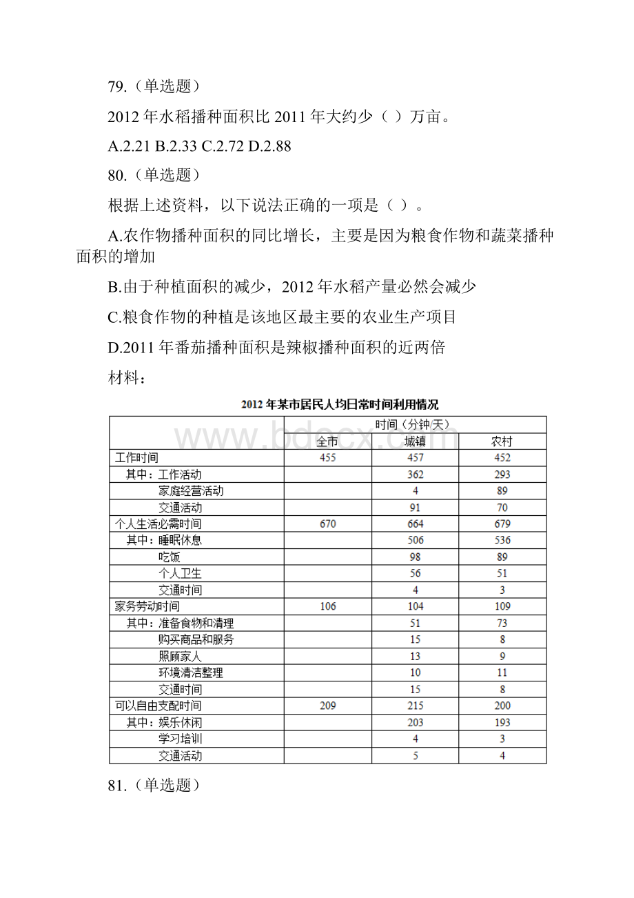 广东省外来务工人员公务员考试行测真题资料分析.docx_第2页