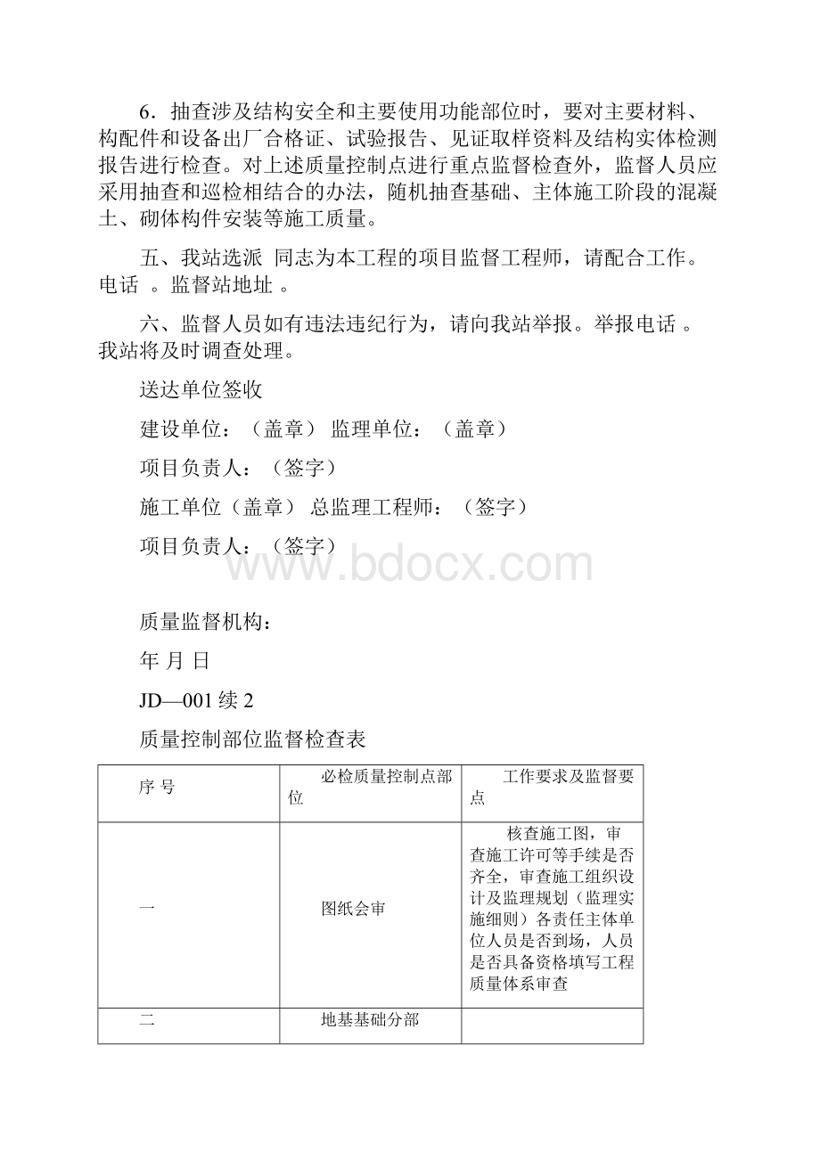 建筑工程施工质量验收规范监督单位用表及填写指南.docx_第3页