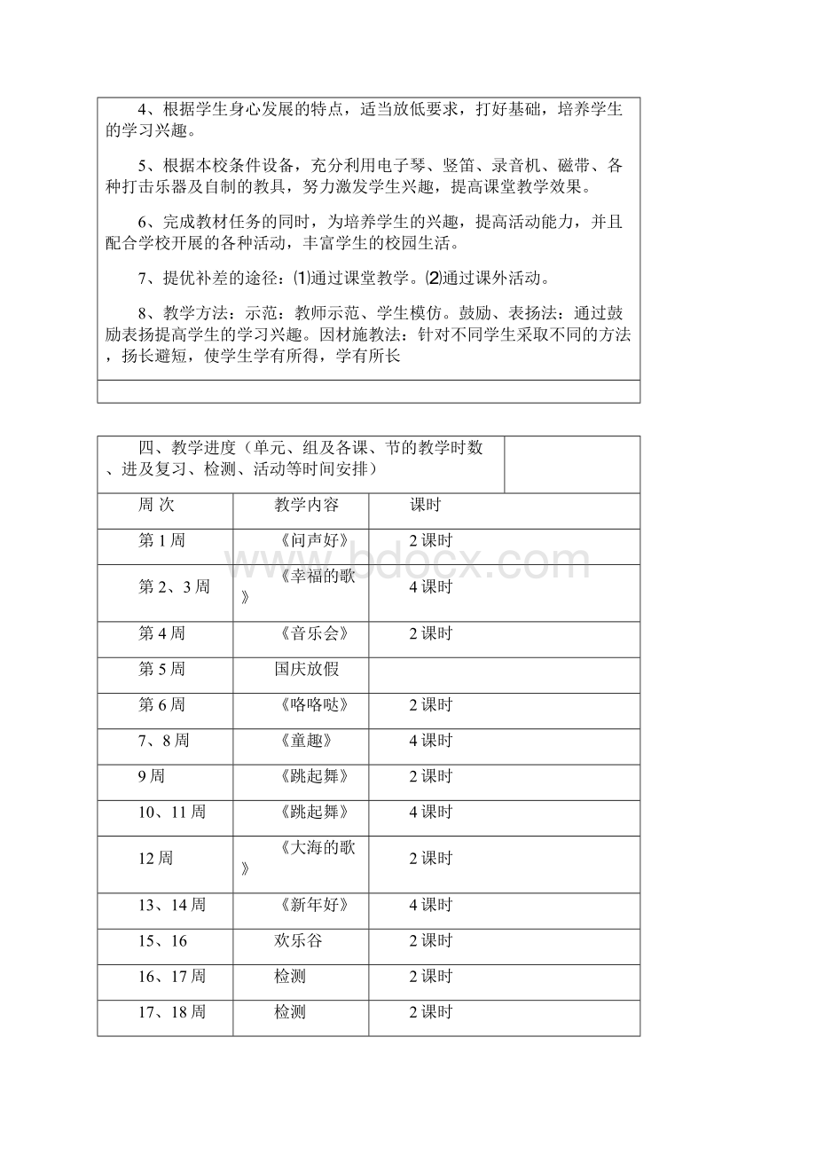 最新最新人音版二年级上册小学音乐教案全套.docx_第3页