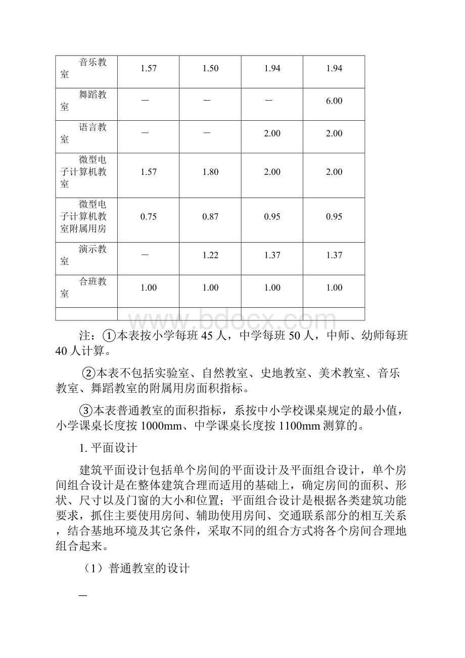 房屋建筑学课程设计指导书中学教学楼.docx_第2页