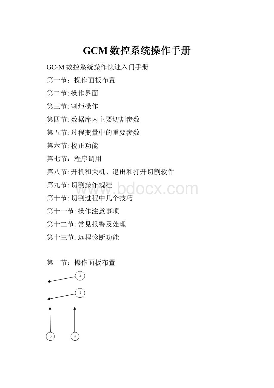 GCM数控系统操作手册.docx